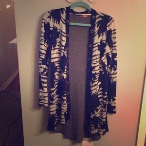 Long cardigan sweater